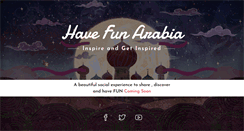 Desktop Screenshot of havefunarabia.com