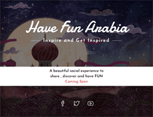 Tablet Screenshot of havefunarabia.com